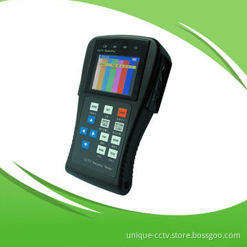 3.5" TFT-LCD CCTV Tester, Ping, IP scan, LCD Brightness/Contrast/Color Saturation are Adjustable